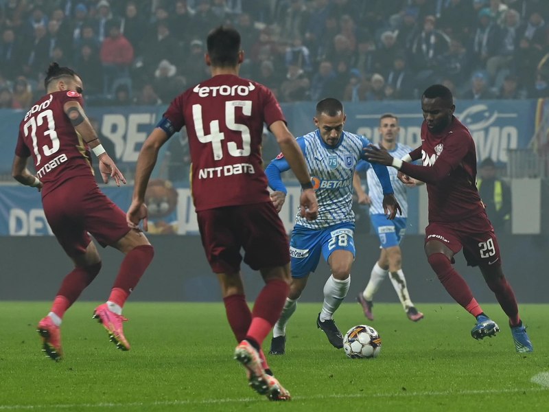 Universitatea Craiova a câștigat în Superligă derby-ul cu CFR Cluj (1-0)