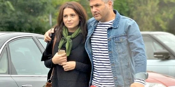 Mircea Eadu şi sotia lui Raluca Foto Click