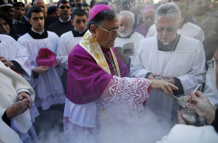 Fouad Twal, patriarhul latin al Ierusalimului FOTO Reuters