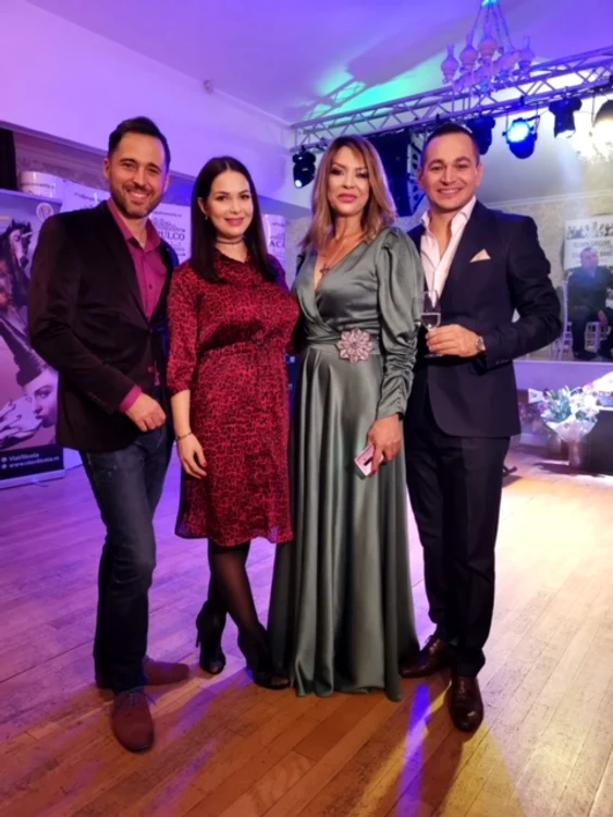 Deea și Dinu Maxer s-au numărat printre invitații de la petrecerea Eugeniei Șerban