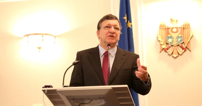 Preşedintele Comisiei Europene, Jose Manuel Barroso, la Chişinău FOTO Dumitru Goncear