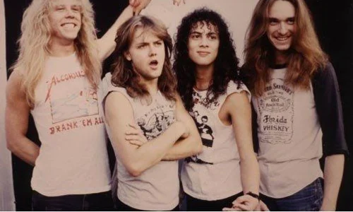 Aşa arătau băieţii răi de la Metallica în tinereţe  jpeg