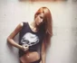 Gabriela Prisăcariu, la începutul carierei de model foto: Facebook 