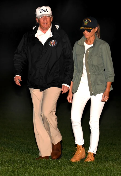 President Trump and First Lady Return to the White House From Puerto Rico jpeg