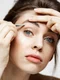 young beautiful woman with perfect clean skin tweeze eyebrows facial treatment jpg