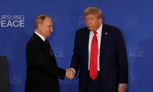 Vladimir Putin și Donald Trump în Alaska FOTO Profimedia