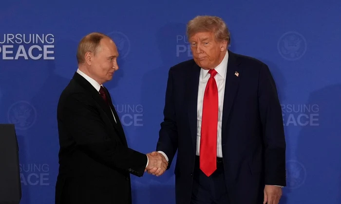 Vladimir Putin și Donald Trump în Alaska FOTO Profimedia