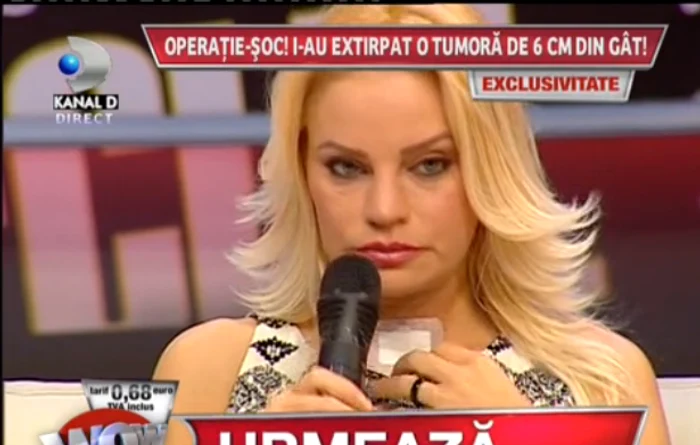 Mariana şi-a arătat bandajul