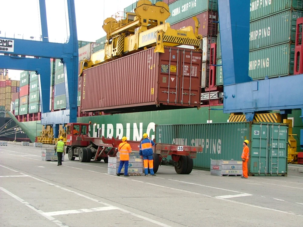 Scutecele au fost descoperite într-un container, în Portul Constanța Sud-Agigea