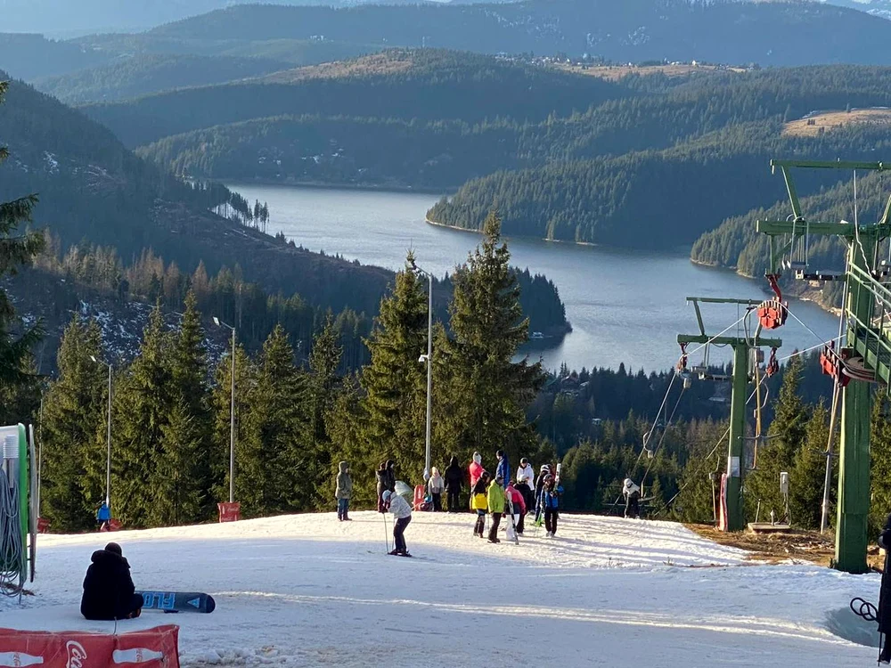 Pârtiile de la Mărișel sunt la mare căutare. FOTO Facebook / Marisel Ski Bike Resort
