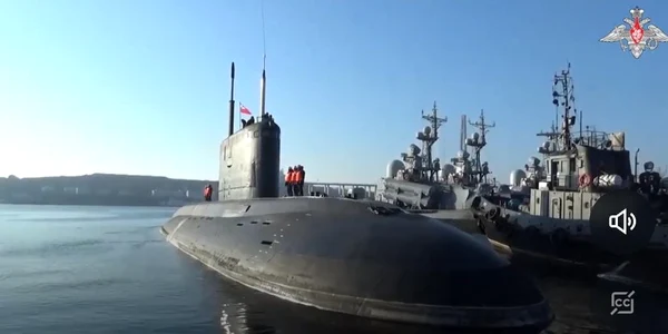 Exercițiu naval al Rusiei in Pacific   Captura video jpeg