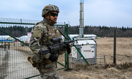 Trupele NATO staţionate în Polonia participă la exerciţii. FOTO Gettyimages