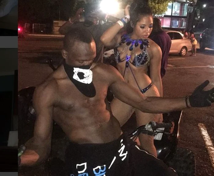 Jady duarte a publicat pe profilul personal o serie de fotografii în care apare alături de celebrul atlet Usain BoltFoto: Arhiva personală