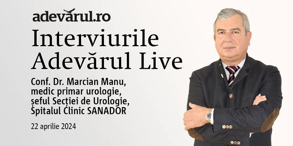 Conf. Dr. Marcian Manu, medic primar urologie și șeful Secției de Urologie de la Spitalul Clinic SANADOR