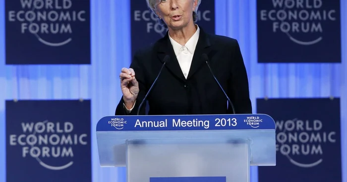 Christine Lagarde la Forumul Economic Mondial FOTO Reuters