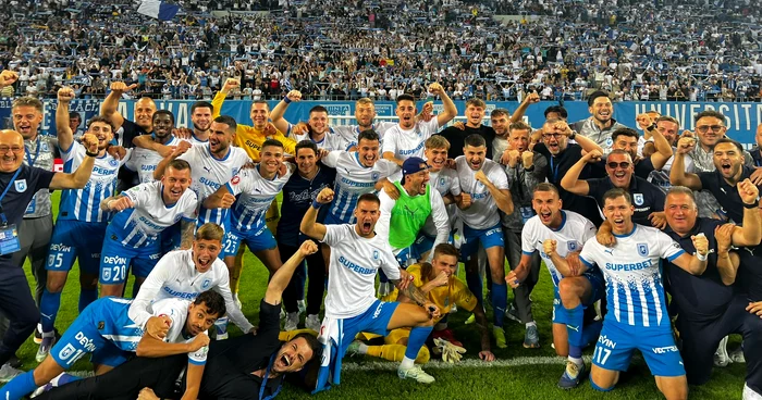 Oltenii vor juca în premieră în grupa Conference League. Foto Facebook Universitatea Craiova