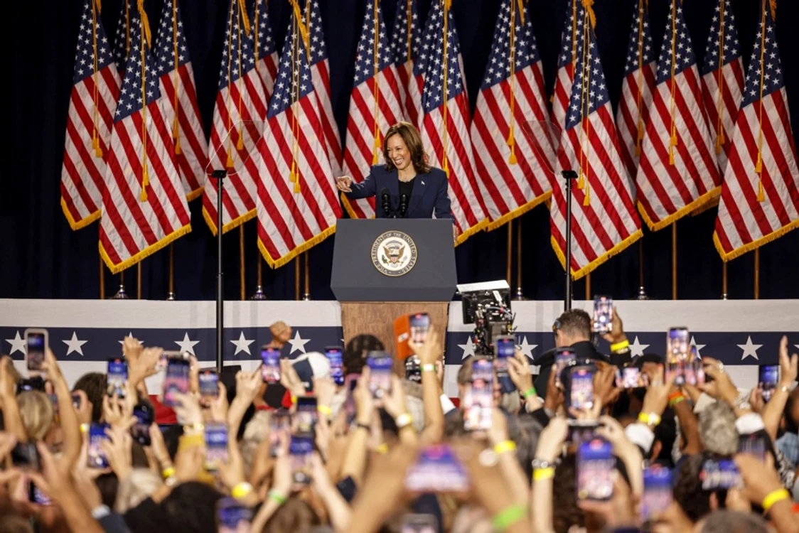 Kamala Harris, în campanie electorală în Milwaukee, Wisconsin FOTO EPA-EFE