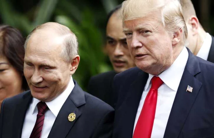 Donald Trump și Vladimir Putin : Foto EPA-EFE