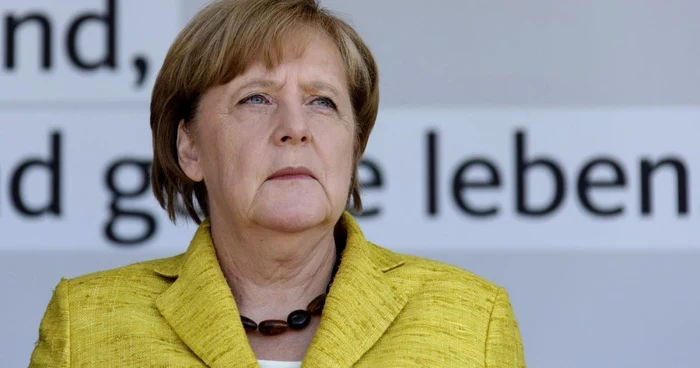 Angela Merkel în cadrul unui eveniment electoral/ Foto: EPA