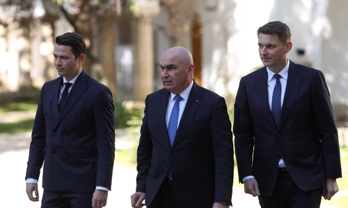 Delegația PNL la consultări la Cotroceni - Ilie Bolojan - Robert Sighiartău - Mircea Abrudean