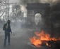 Demonstraţie violentă a vestele galbene la Paris FOTO EPA-EFE / Julien De Rosa