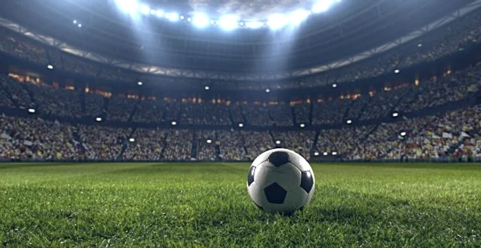 Teren de fotbal -arhiva foto