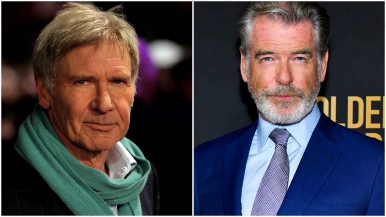 Harrison Ford și Pierce Brosnan, moment memorabil!