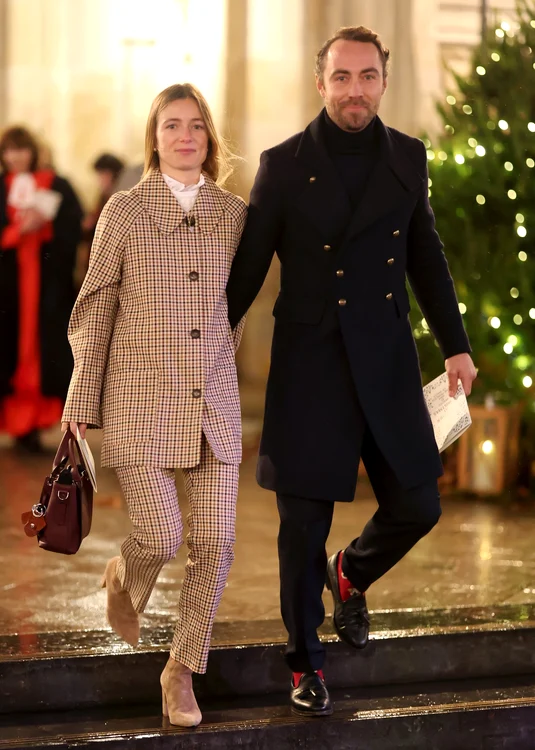 James și soția sa, Alizée Thevenet 