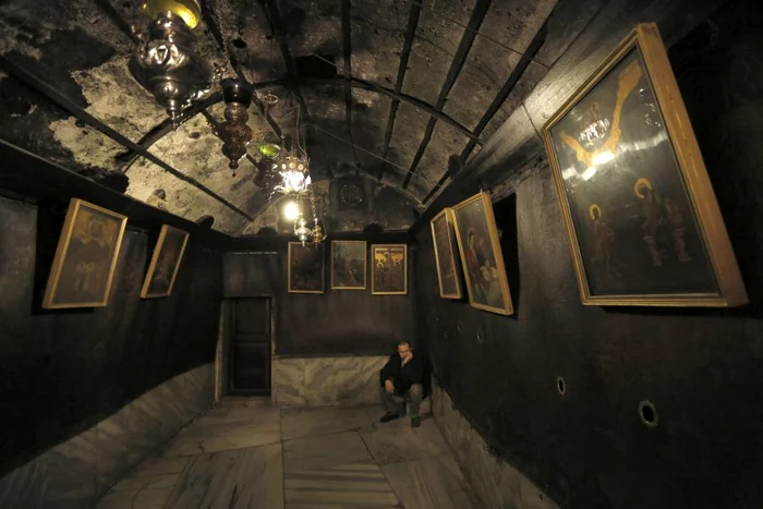 Peştera din Bethleem în care creştinii consideră că s-a născut Iisus Hristos (Foto: Reuters)