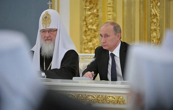 Patriarhul Kirill și Vladimir Putin