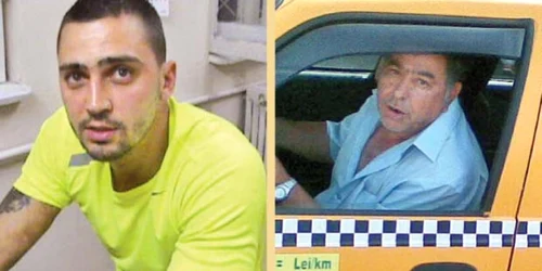 Valentin Jarcă (stânga) şi Neculaie Constantin doi dintre "agresorii" din trafic