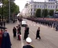 Regina Sonja, Regina Mette Marit, Prințesa Martha Louise, Prințesa Ingrid Alexandra, Regele Haakon și Prințul Sverre Magnus lafuneraliile Regelui Harald.