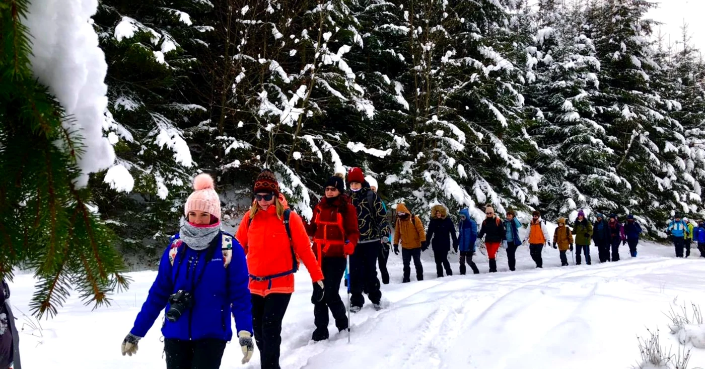 Agenții de turism specializate în drumeții pe munte au organizat excursii de o zi, în cadrul cărora turiștii parcurg pe jos trasee superbe, prin păduri și sate pitorești 
