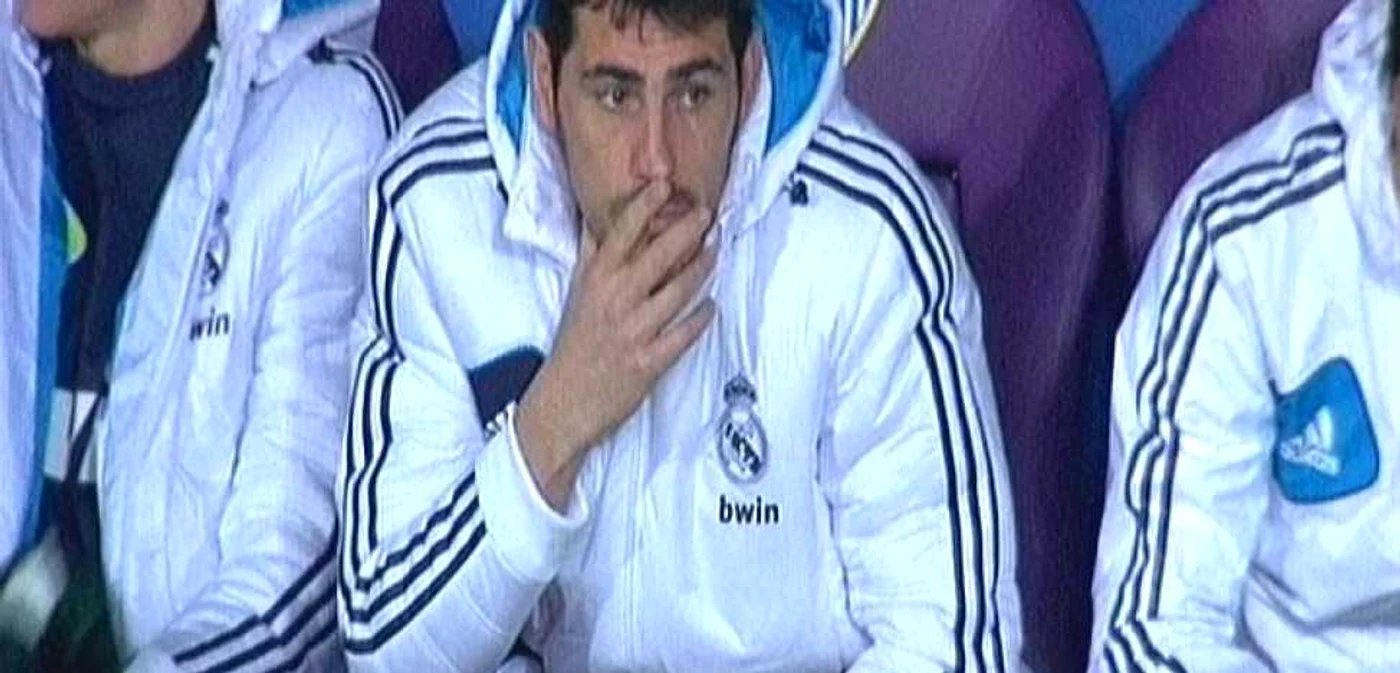 Casillas n-a jucat la Malaga. CAPTURA: Digi Sport