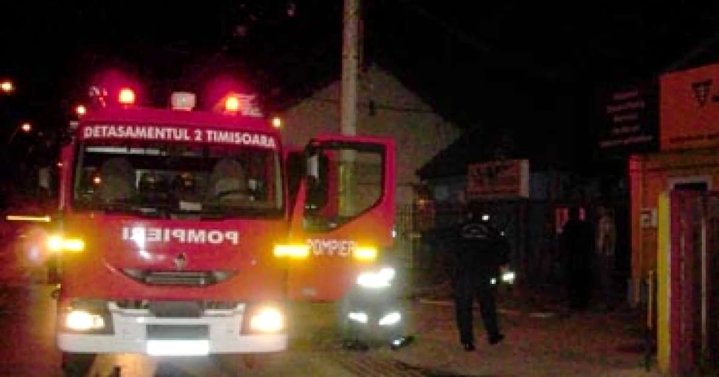 Timişoara: VIDEO Un incendiu a devastat două magazii şi a topit bunuri de 100.000 de lei