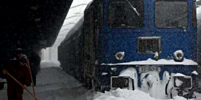 Traficul feroviar este blocat între Braşov şi Ploieşti Foto: arhivă