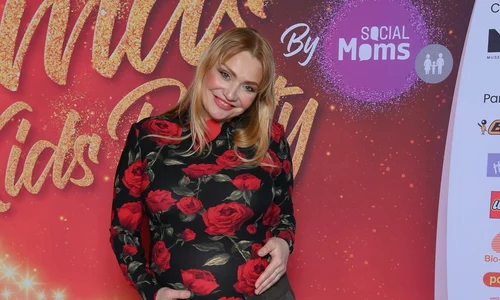 Cristina Cioran însărcinată a doua oară la Xmas Kids Party, Crăciun 2024   Sorin Stana, OK România (4) jpg