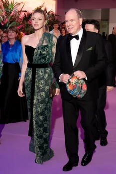 Prințesa Charlene și Prințul Albert la Balul Rozelor din Monaco 2025. FOTO: Getty Images