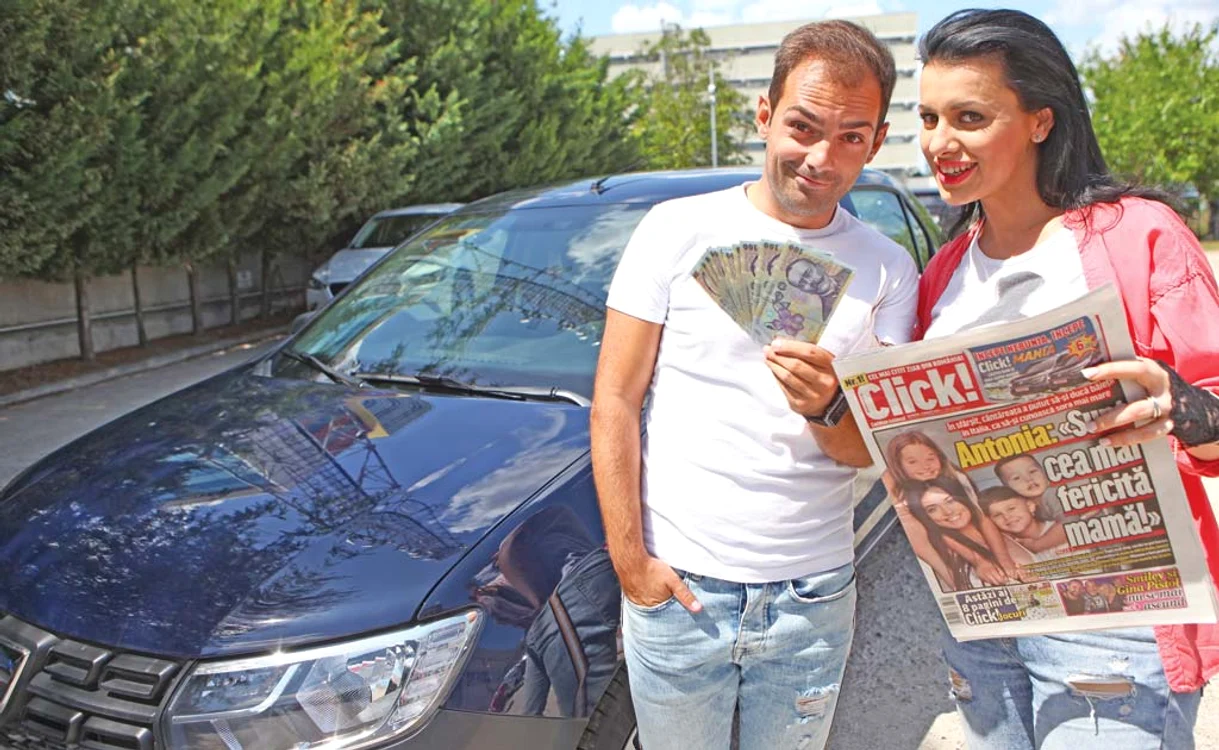 
    Alin Brancu și Livia Taloi, din Trăsniţii, vă urează succes Foto: Dorin Constanda  