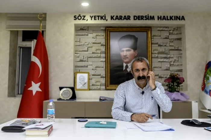 Fatih Macoglu, primarul orasului Tunceli FOTO AFP
