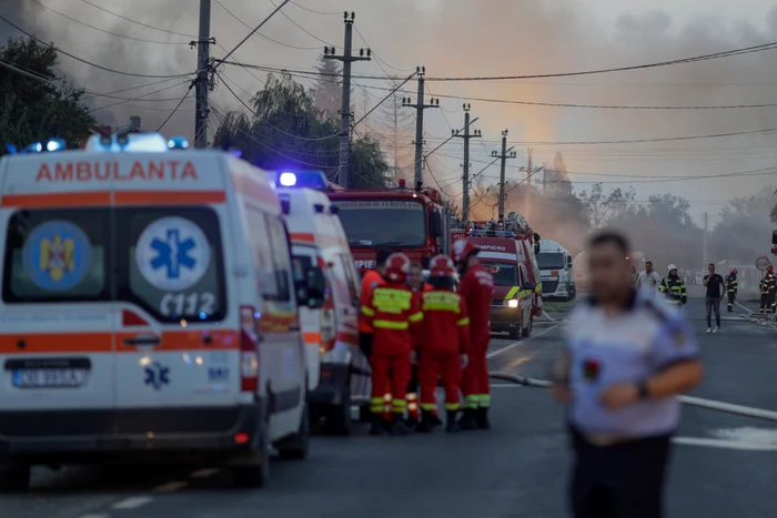 Explozia de la Crevedia a produs și multe pagube FOTO Inquam Photos