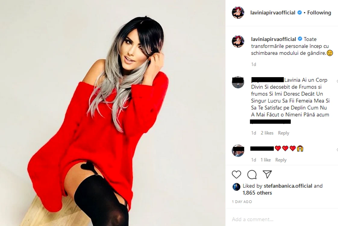 Aceasta este fotografia care a tras mesajele obsecene