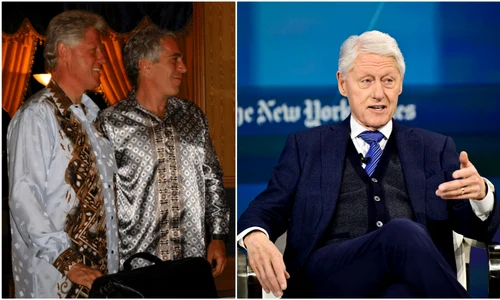 Bill Clinton și Jeffrey Epstein   Profimedia jpg
