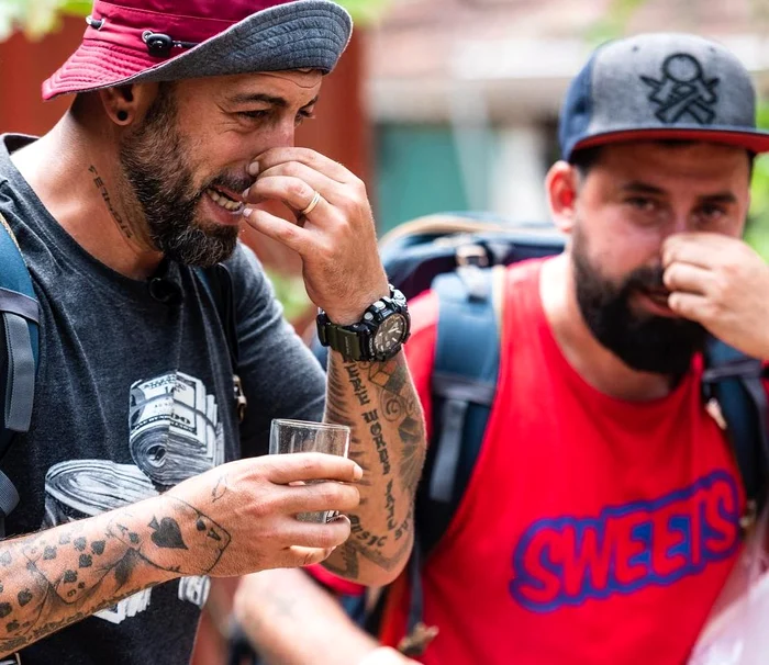 Bogdan a fost nevoit să bea și porția Cocuței Foto: Antena 1