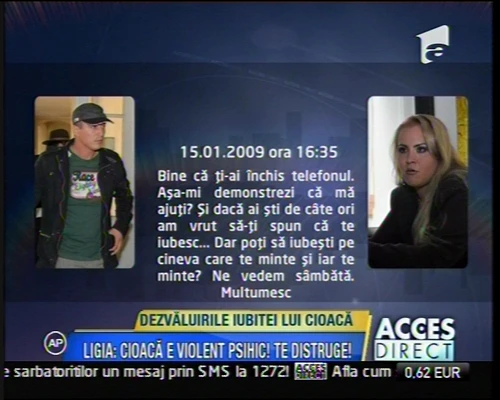 Ligia Voinea, captură video Antena 1