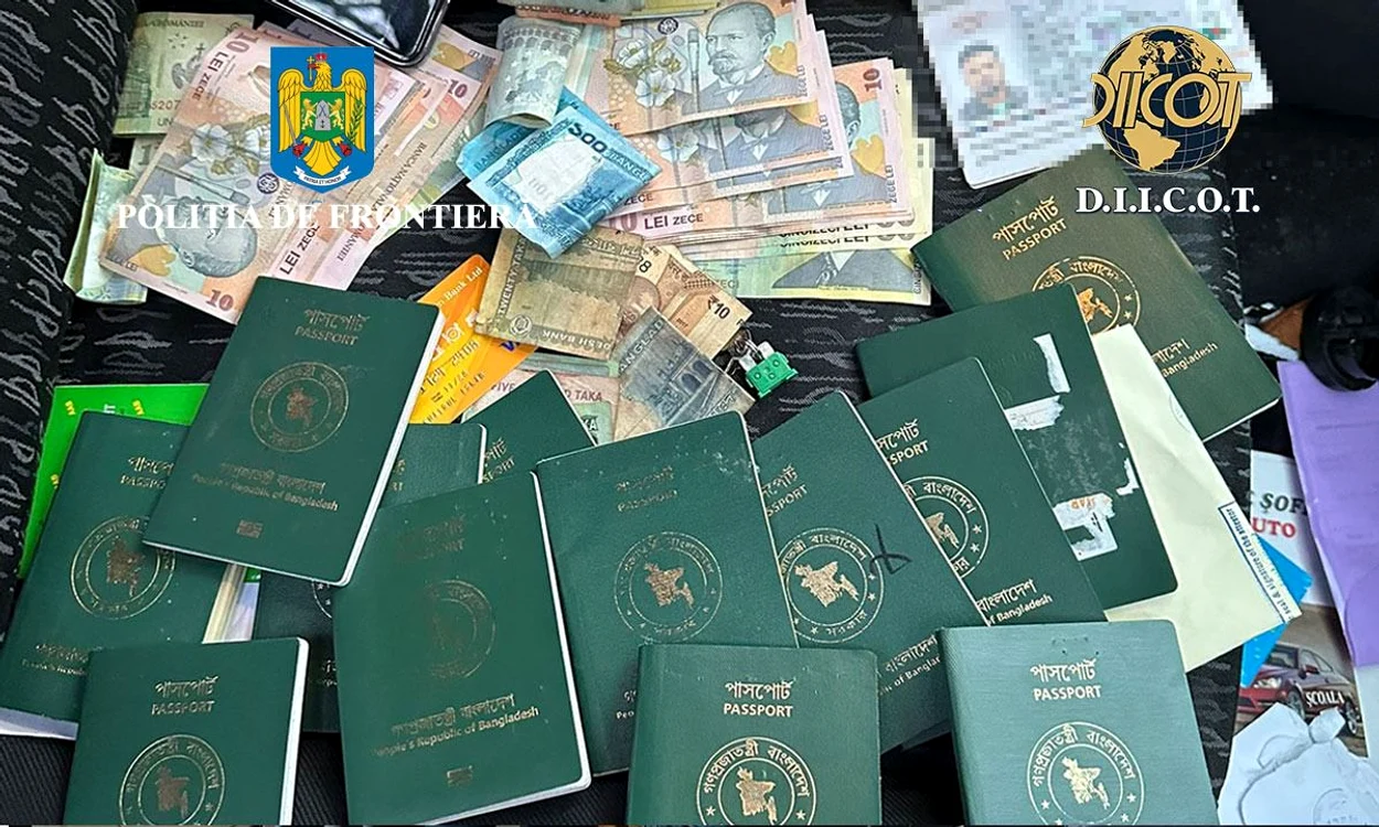 De la fiecare migrant, membrii grupării pretindeau mii de euro. FOTO DIICOT