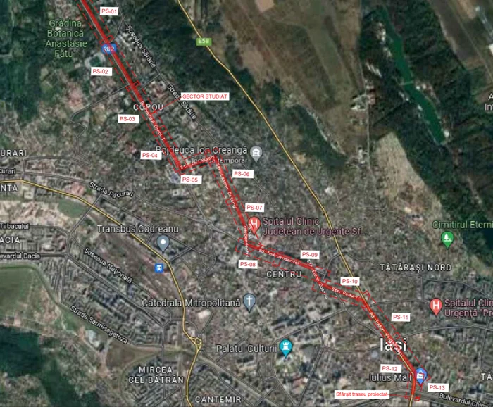 Plan noua rețea de piste de biciclete. FOTO Primăria Iași
