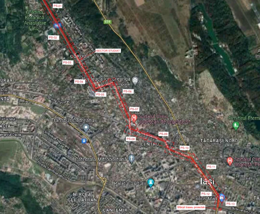Plan noua rețea de piste de biciclete. FOTO Primăria Iași