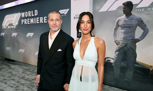 Brad Pitt și Ines de Ramon la premiera mondială a filmului F1,16 iunie 2025, New York, Foto Jamie McCarthy, Getty Images pentru Warner Bros (5) jpg