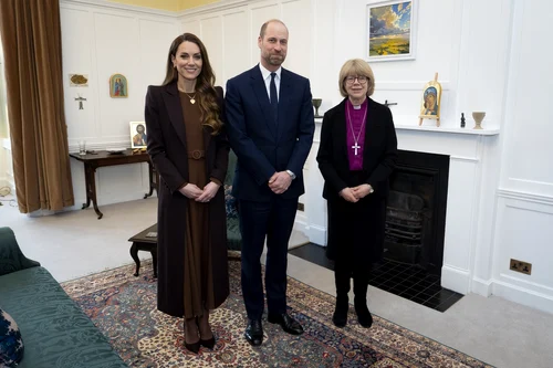 Kate Middleton și Prințul William alături de Sarah Mullally, prima femeie Arhiepiscop de Canterbury